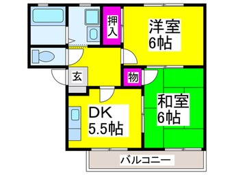 間取図 ラフォ－レ深井