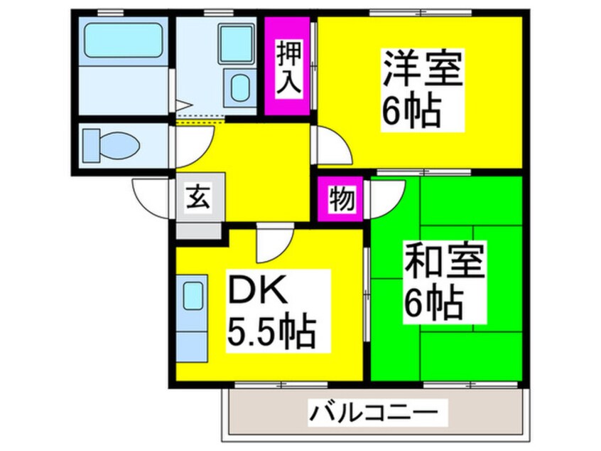 間取図 ラフォ－レ深井