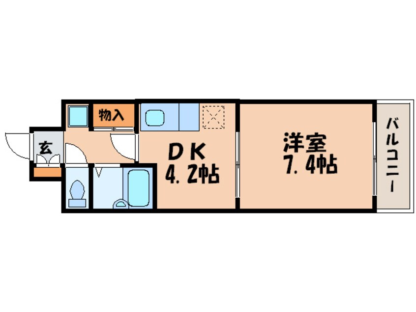 間取図 ブロンセ東寺