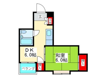 間取図 グランドハイツ玉津