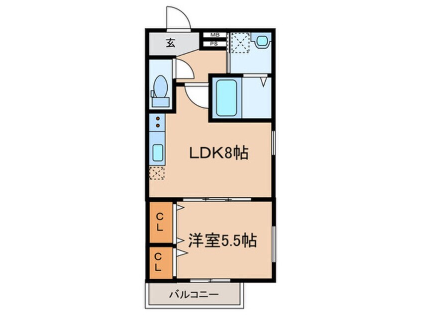 間取図 仮)フジパレス尼崎西浦公園南