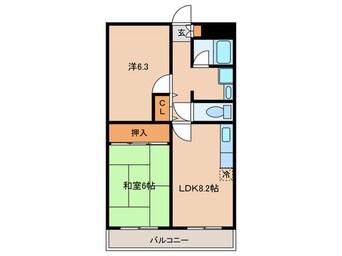 間取図 ドミール瀬田