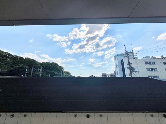 室内からの展望 セリオ枚方