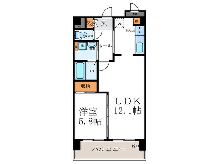 間取り図 サンモール西京極