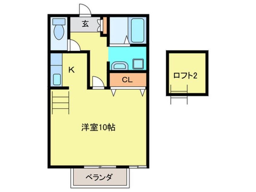 間取図 ロワ－ジュⅡ