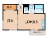 ハイツ北町 1LDKの間取り