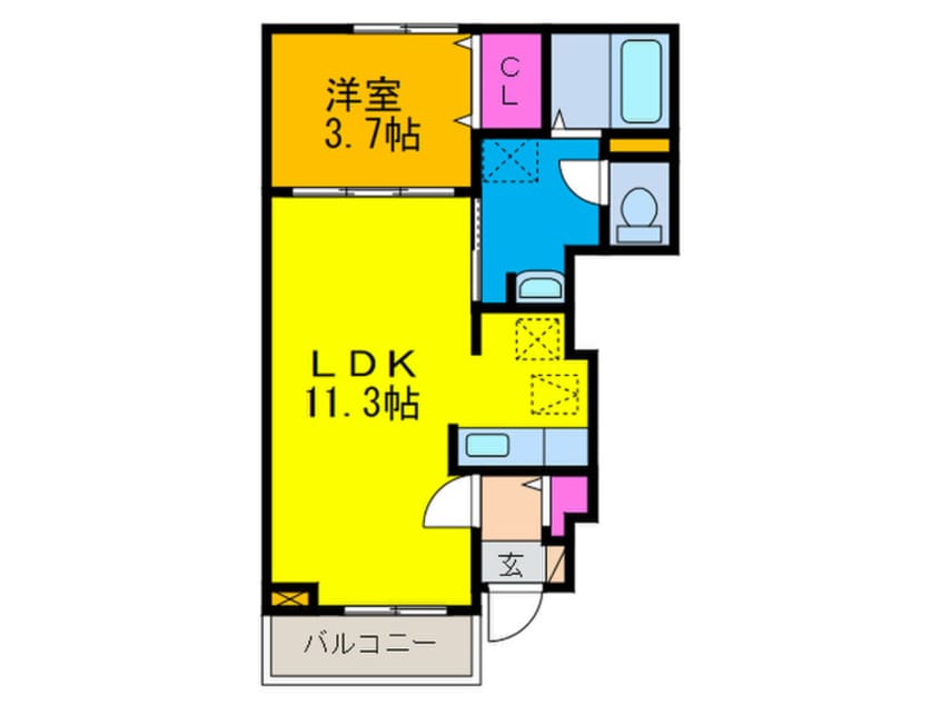 間取図 アプローズ