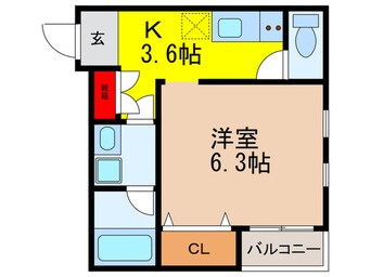間取図 F+style大蓮南1号館