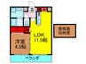 エトワール磐船 1LDKの間取り