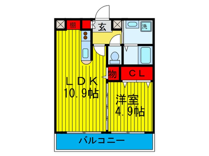 間取り図 エトワール磐船