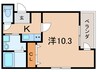 フジパレス武庫之荘Ⅰ番館 1Kの間取り
