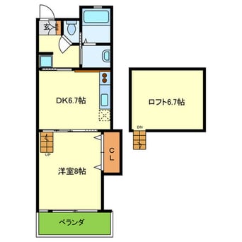 間取図 ブラン・ヴェール