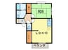 JMIコート 1LDKの間取り