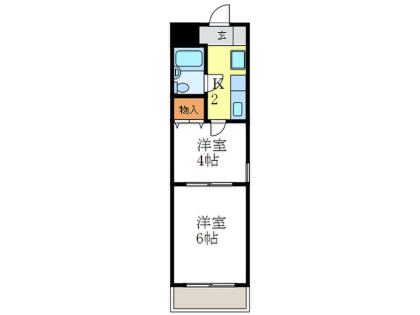 間取図 ﾚｸｲｴ智恵光院