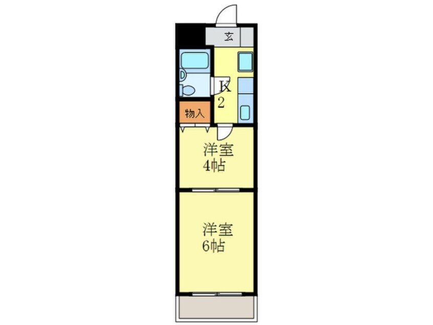 間取図 ﾚｸｲｴ智恵光院