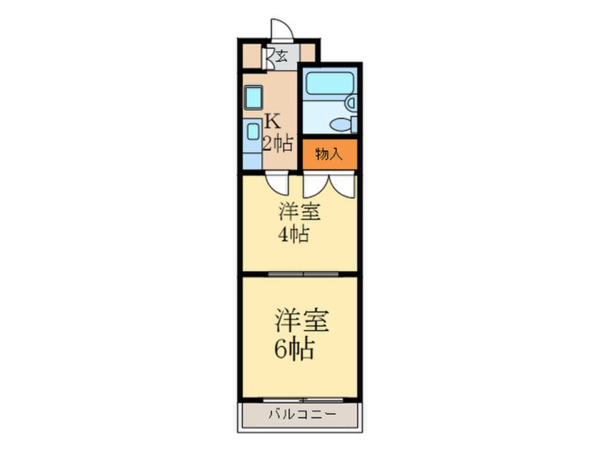 間取図 ﾚｸｲｴ智恵光院