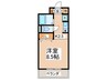 グランコ－トＢ棟 1Rの間取り