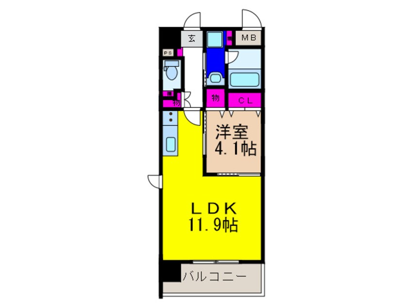 間取図 クランエシオ