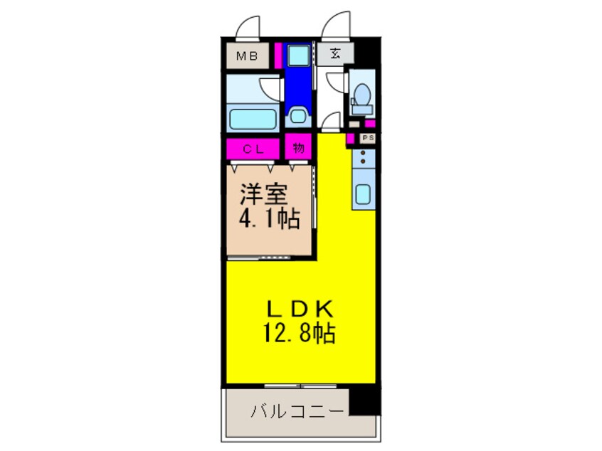 間取図 クランエシオ