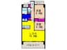 クランエシオ 2LDKの間取り