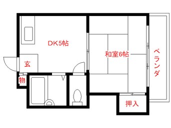 間取図 ラフォーレ桜宮Ⅱ