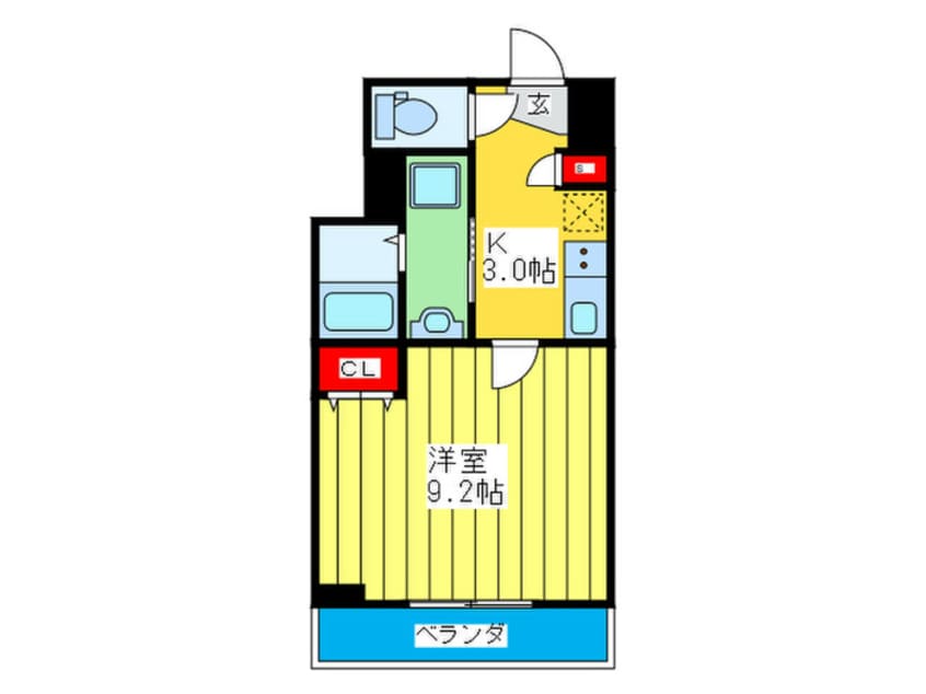 間取図 アクティ天満橋