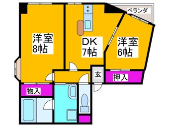 間取図 エルモーソ・デ・昌栄