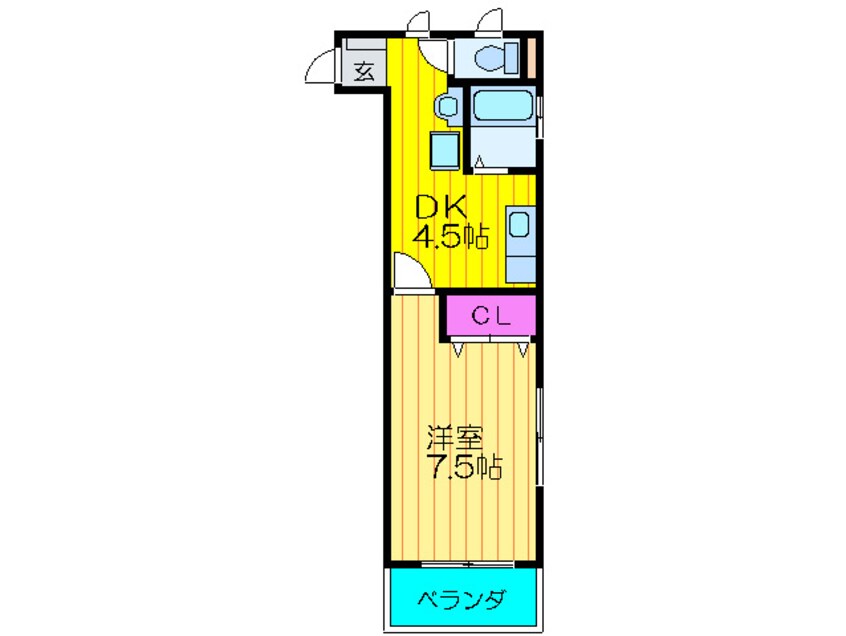 間取図 ハイツマツモト