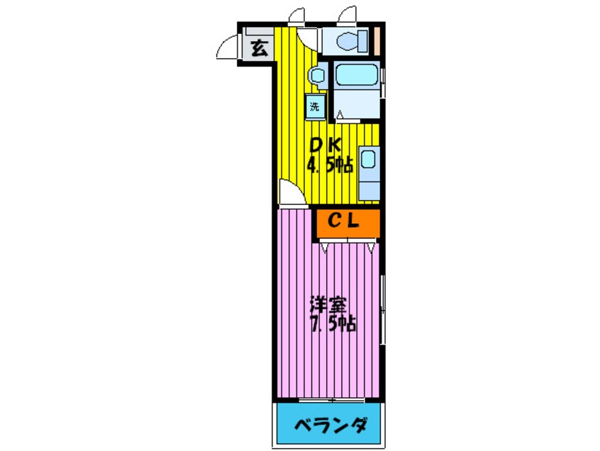 間取図 ハイツマツモト