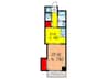 マンションクォーレ 1DKの間取り