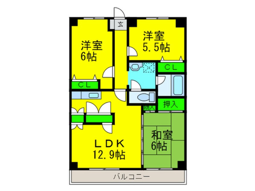 間取図 ＢＬＯＣＫ１９