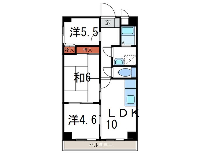 間取り図 ベルコ－ト相楽園
