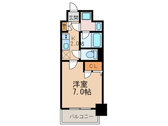 間取図 ア－バネックス梅田西