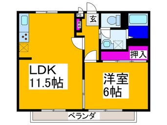 間取図 中村ハイツⅡ