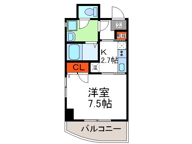 間取り図 パウゼ大手前
