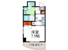 パウゼ大手前 1Kの間取り