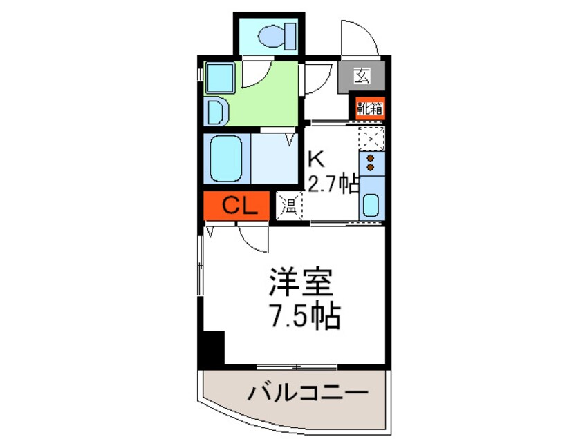 間取図 パウゼ大手前