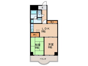 間取図 都島北通マンション