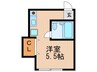 白梅ハウス 1Rの間取り