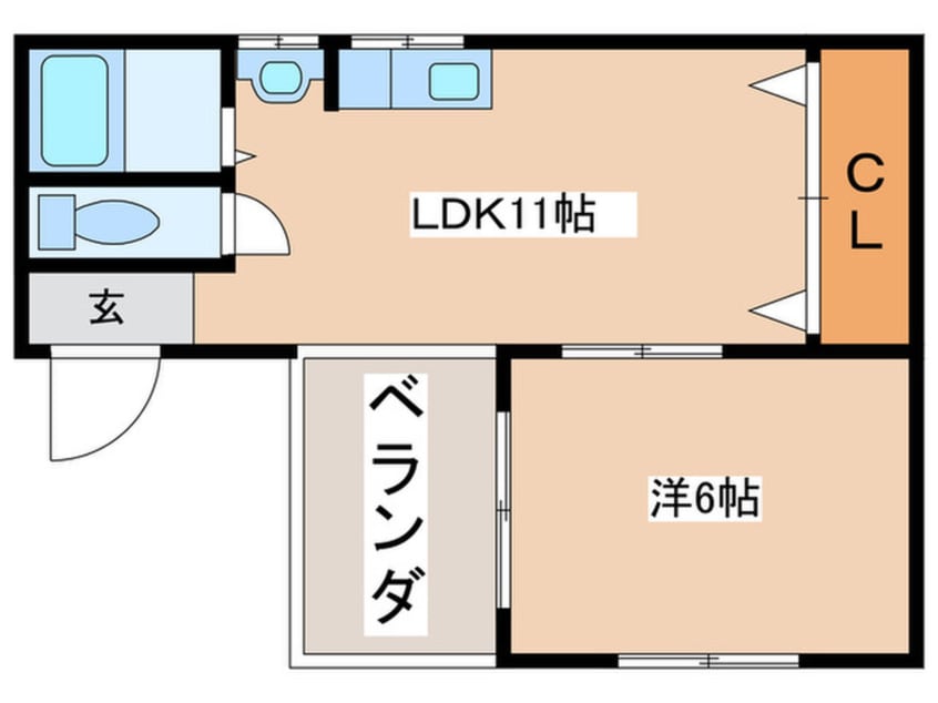 間取図 ハウス大幸