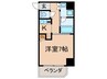 キャピトル大手通 1Kの間取り