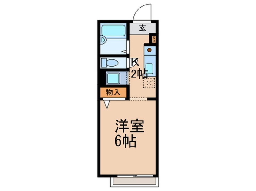 間取図 サムハイツ六甲