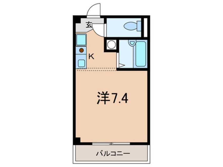 間取図 サンロイヤル芦屋川