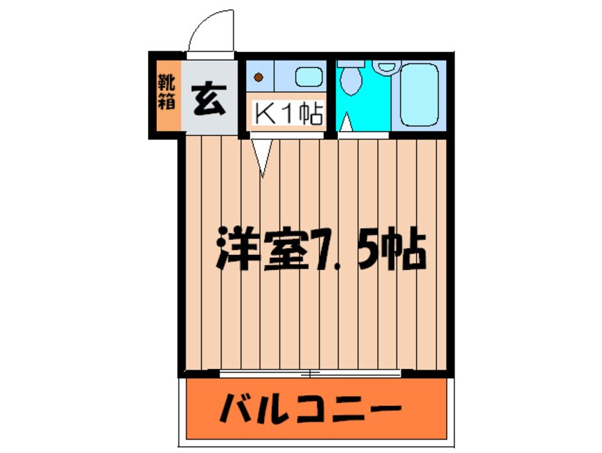 間取図 ハイツ玉堀