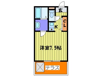 間取図 ハイツ玉堀