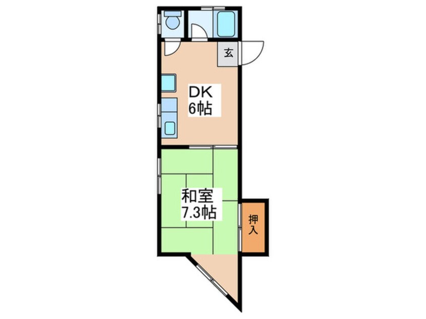 間取図 喜連マンション