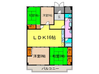 間取図 高塚苑