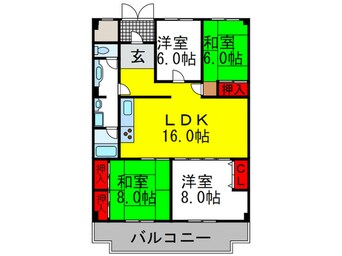 間取図 高塚苑