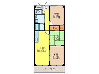 間取図 ラメゾンブリエ