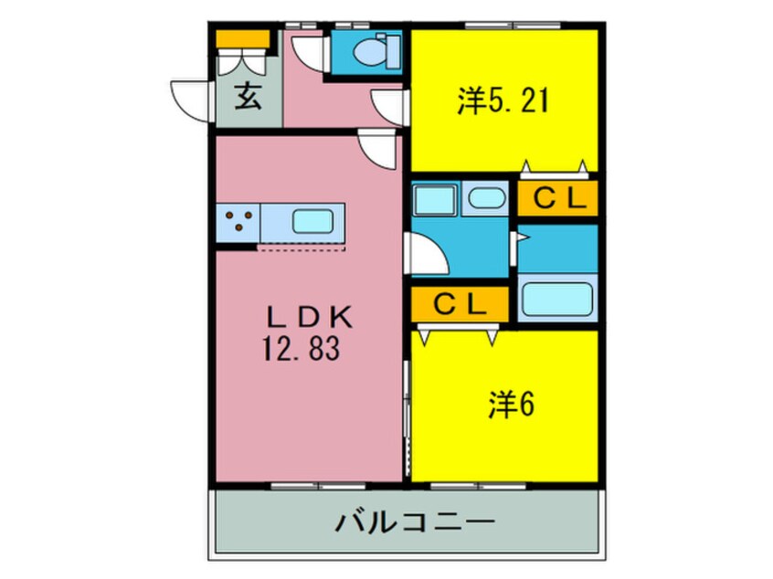 間取図 ｱｯﾂ･ｺｰﾄ松原三宅familiar北館